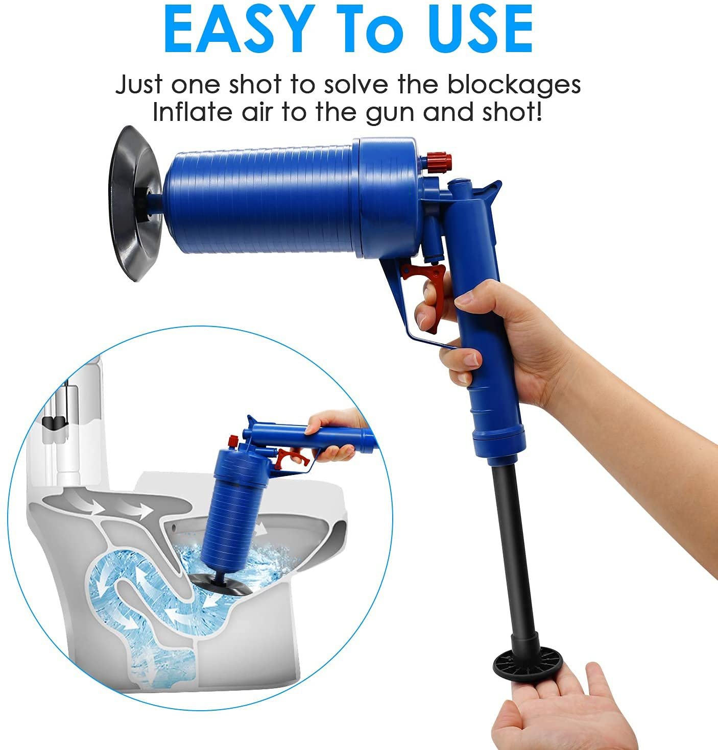 Drain Blaster - Air Powered Plunger - Image 5